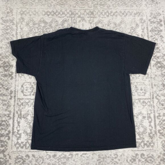 VTG Crazy Enough For A Post Office Job T Shirt 1998 Y2K Black Shirt Men’s XL - Picture 6 of 6